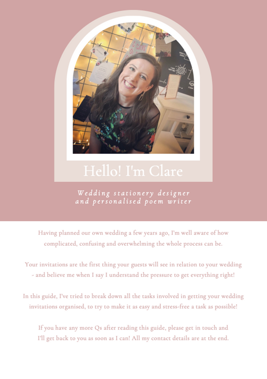 How to Order your Wedding Invitations