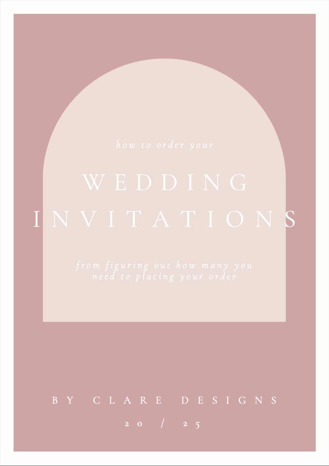 How to Order your Wedding Invitations