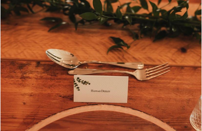 Eucalyptus Name Place Card