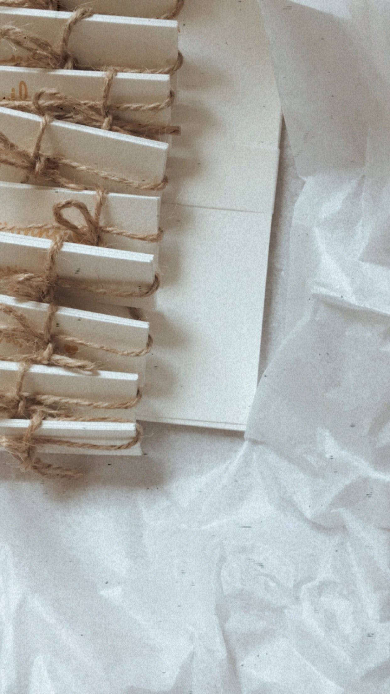 Ivory & Gold Wedding Guest Place Names