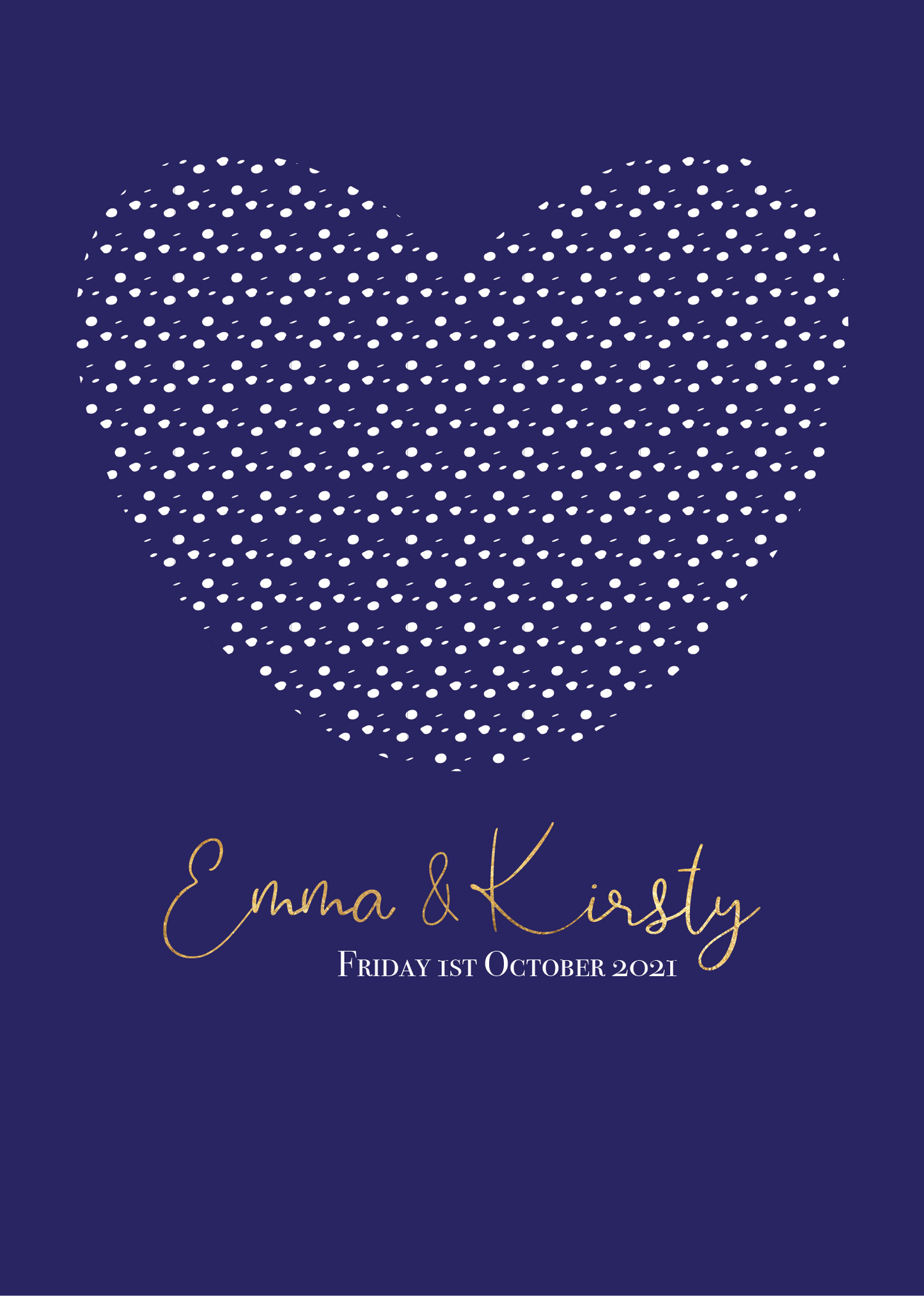 Simple Love Heart Invitation