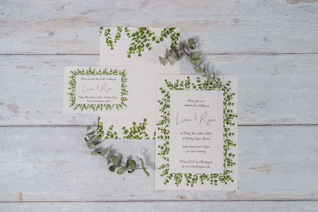 Eucalyptus Frame Invitation