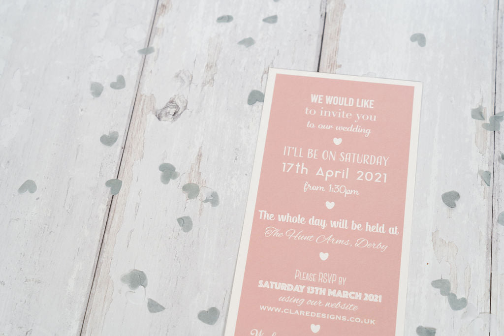 Border Bookmark Invitation