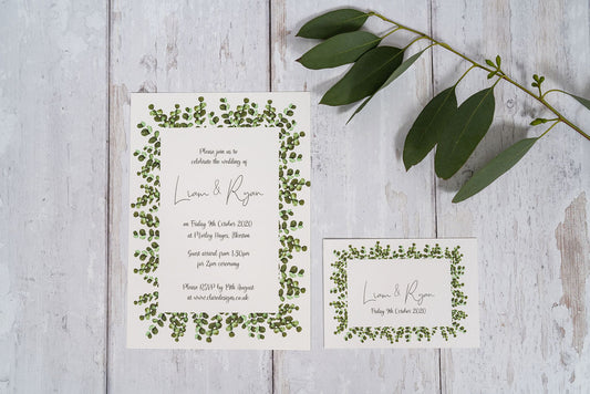 Eucalyptus Frame Invitation