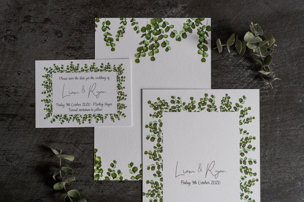 Eucalyptus Frame Invitation