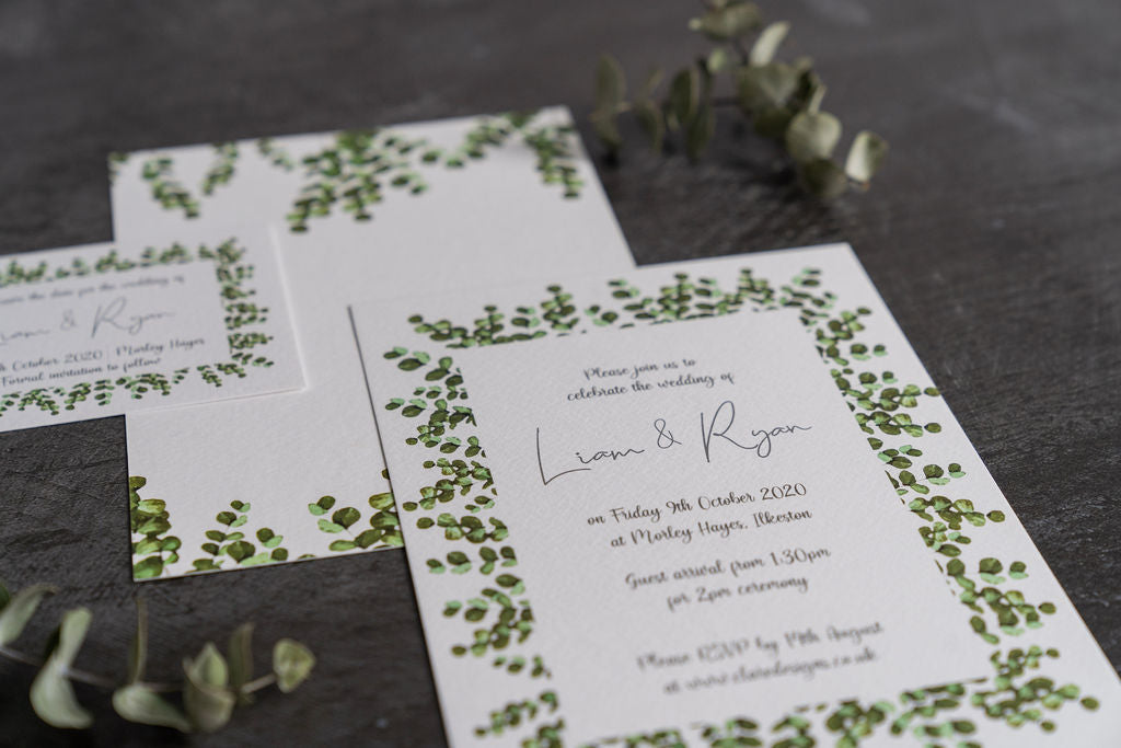 Eucalyptus Frame Invitation