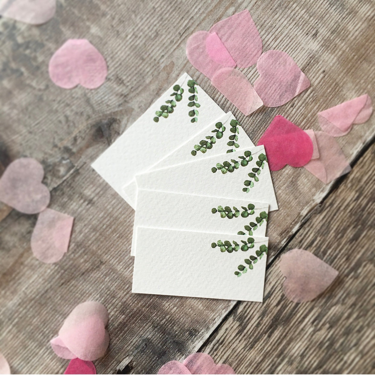 Eucalyptus Blank Mini Wedding Place Names
