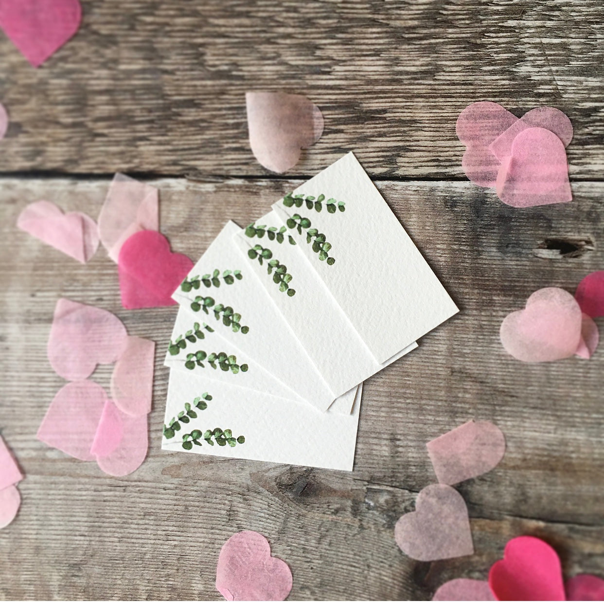 Eucalyptus Blank Mini Wedding Place Names