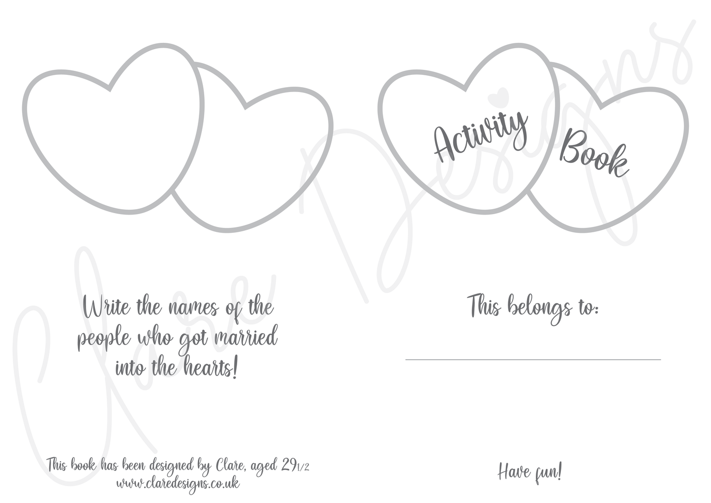 Kids' Activity Booklet