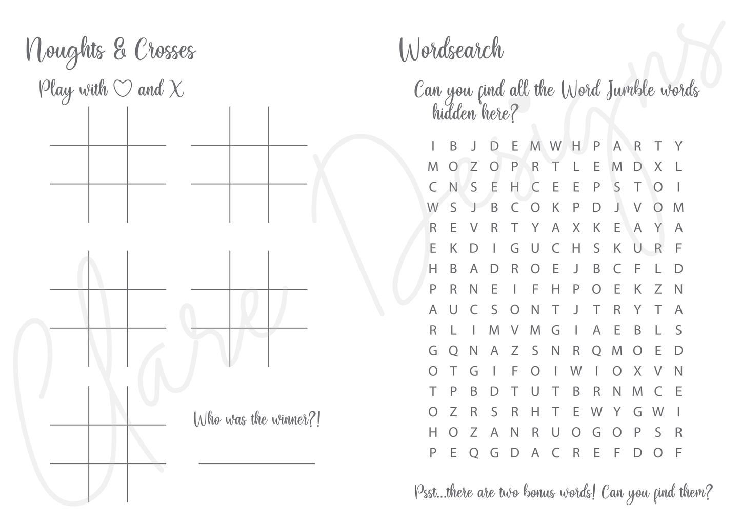 Kids' Activity Booklet