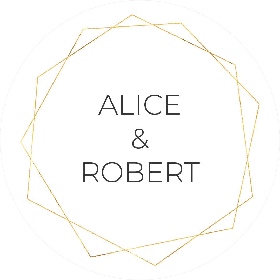 Geometric Thin Frame Sticker