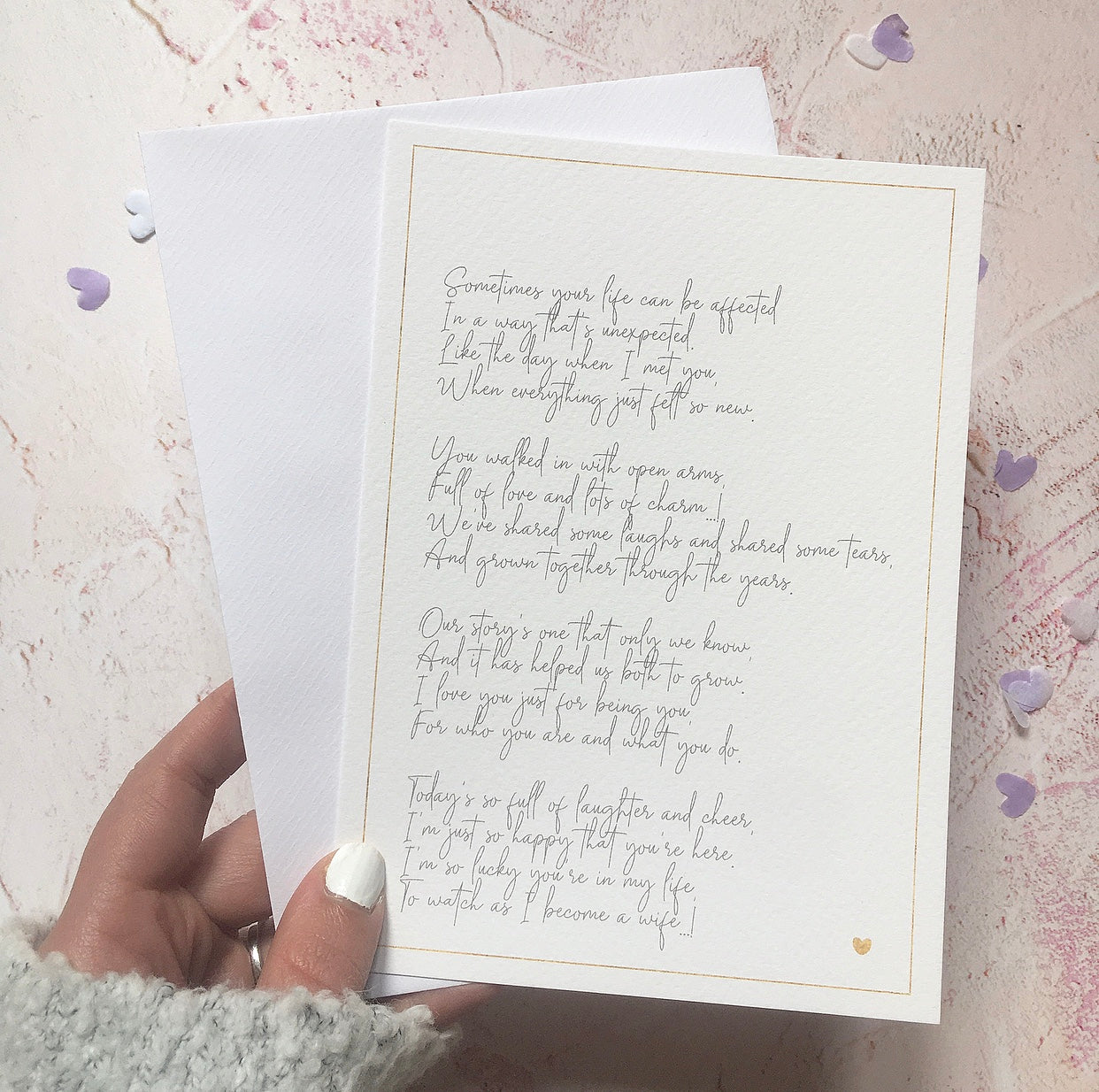 Stepparent Wedding Morning Poem, Gift for Stepmum or Stepdad