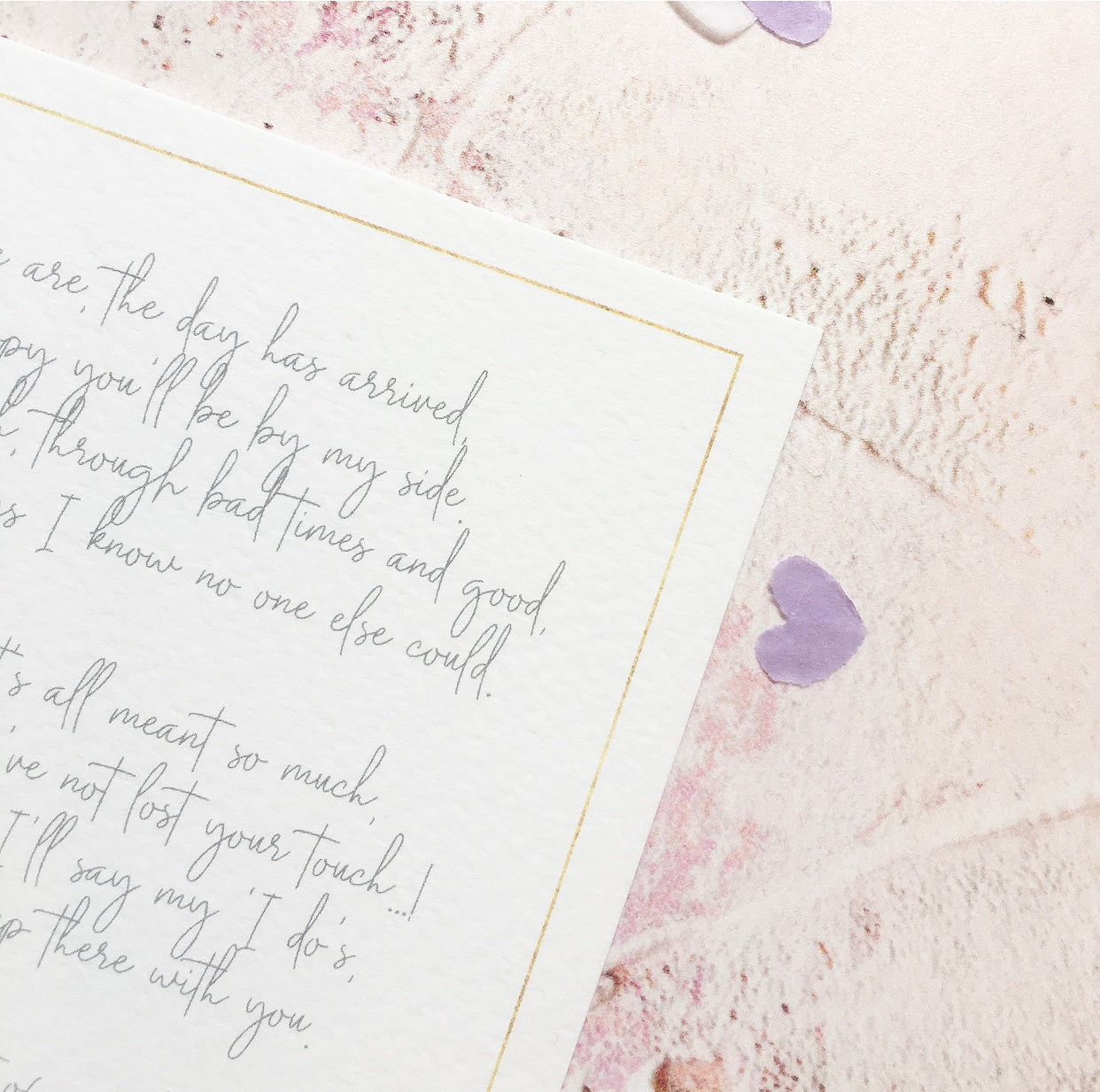 'Thank you for being my Bridesmaid/Maid of Honour' Poem - Download & Print