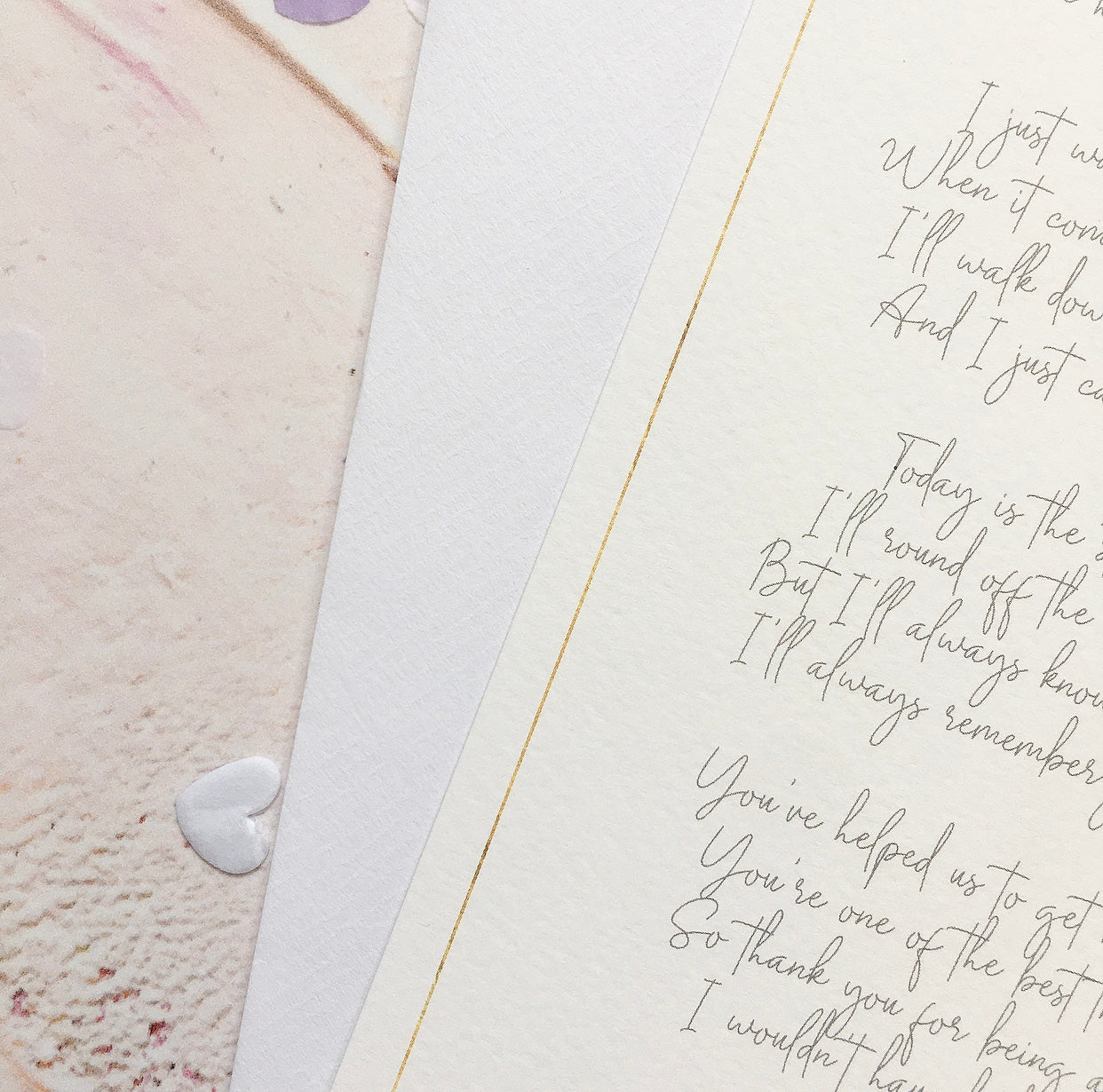 'Thank you for being my Bridesmaid/Maid of Honour' Poem Print