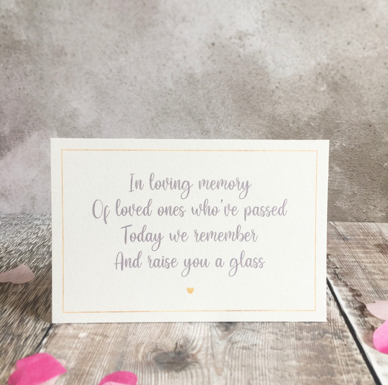 Memorial Poem 'In Loving Memory' - Download & Print
