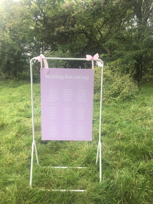 Lavender Seating Plan