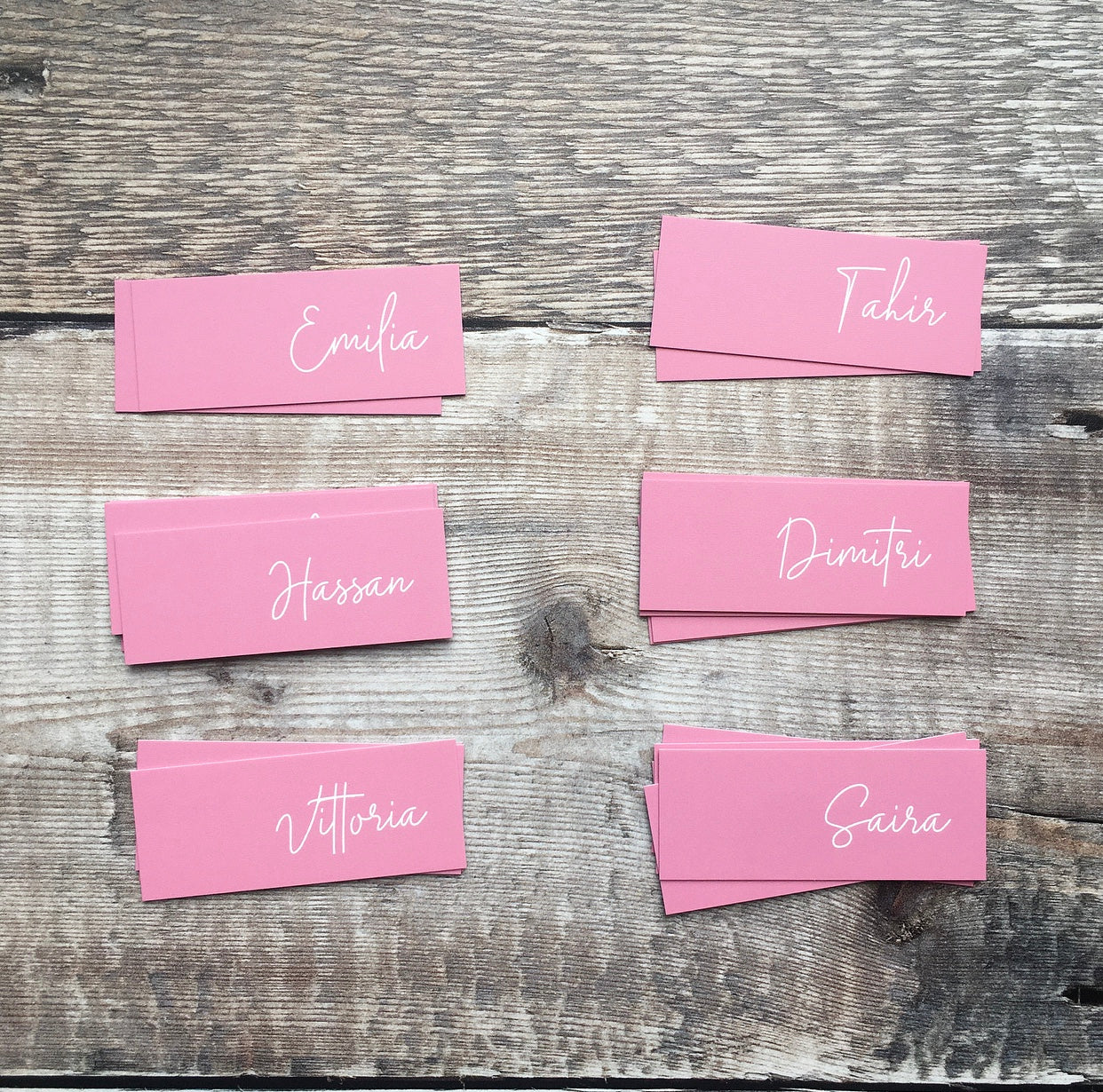Blush & Lavender Mini Place Names