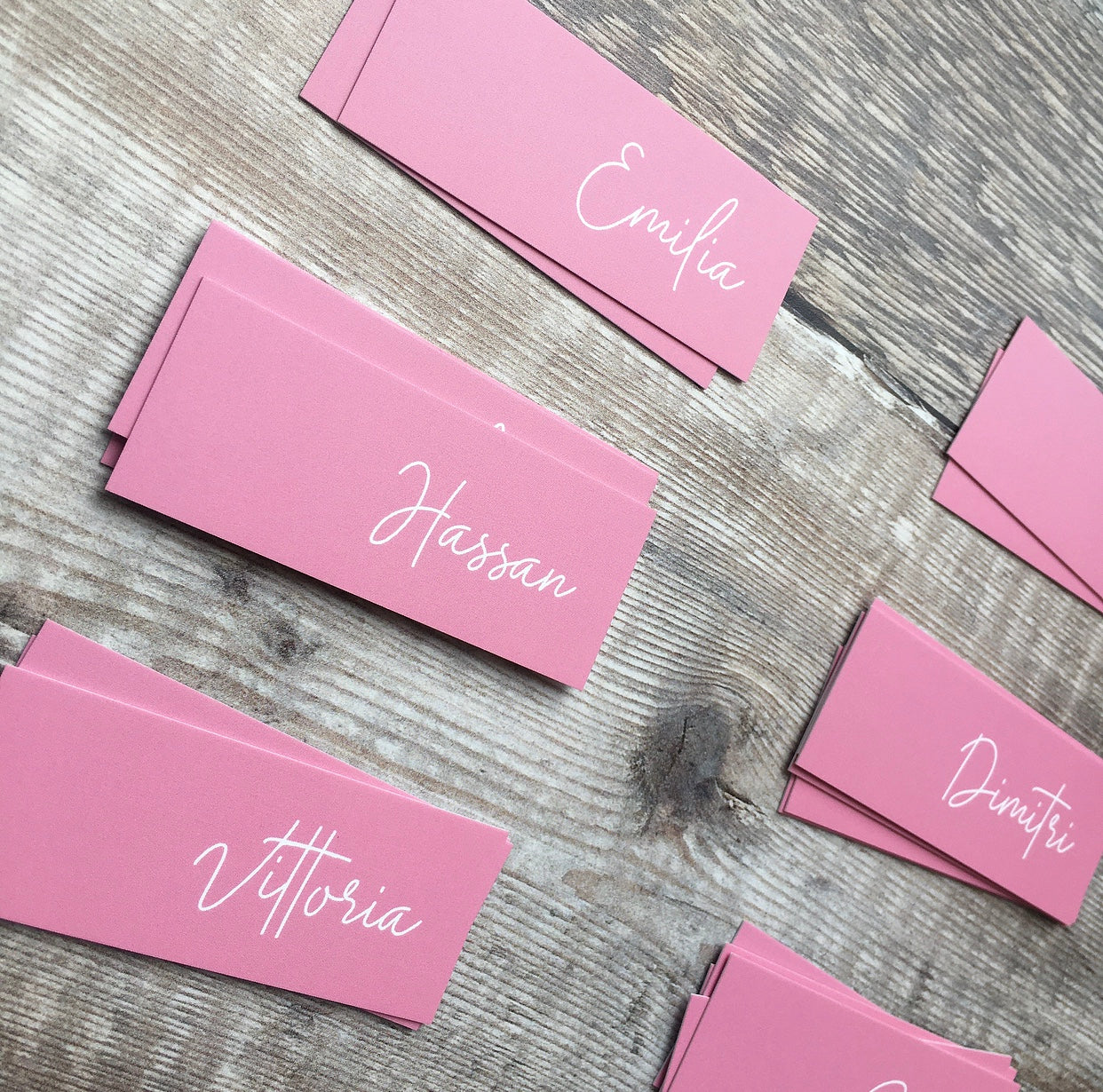 Blush & Lavender Mini Place Names