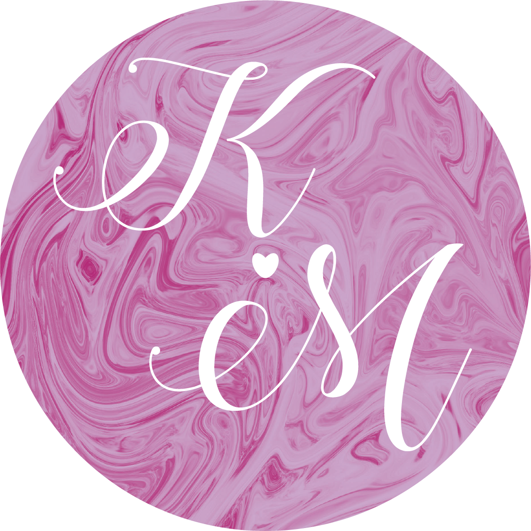 Marble Swirl Calligraphy Sticker