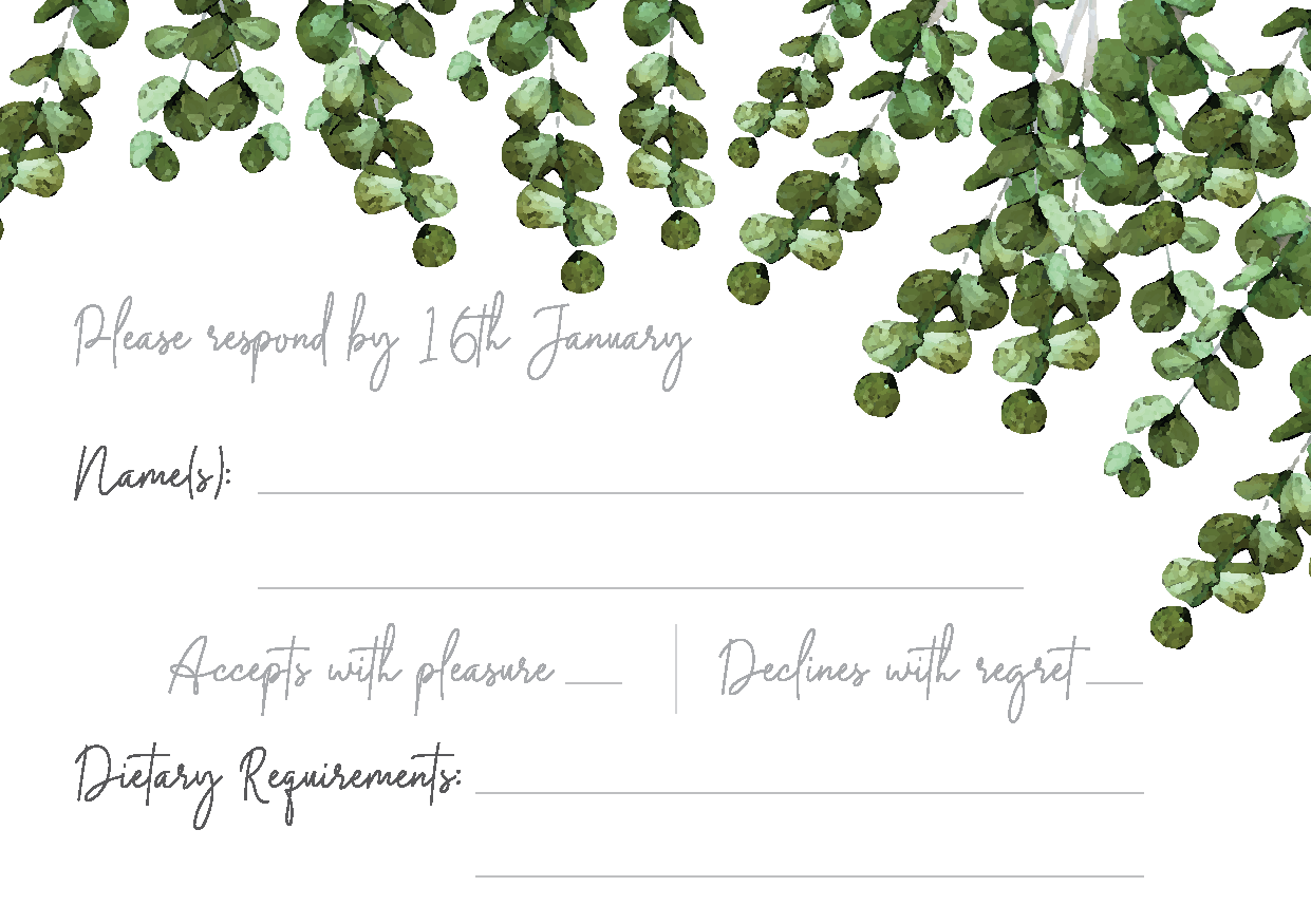Eucalyptus RSVP