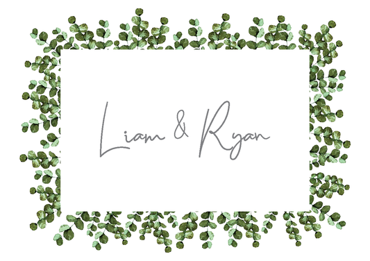 Eucalyptus Frame RSVP