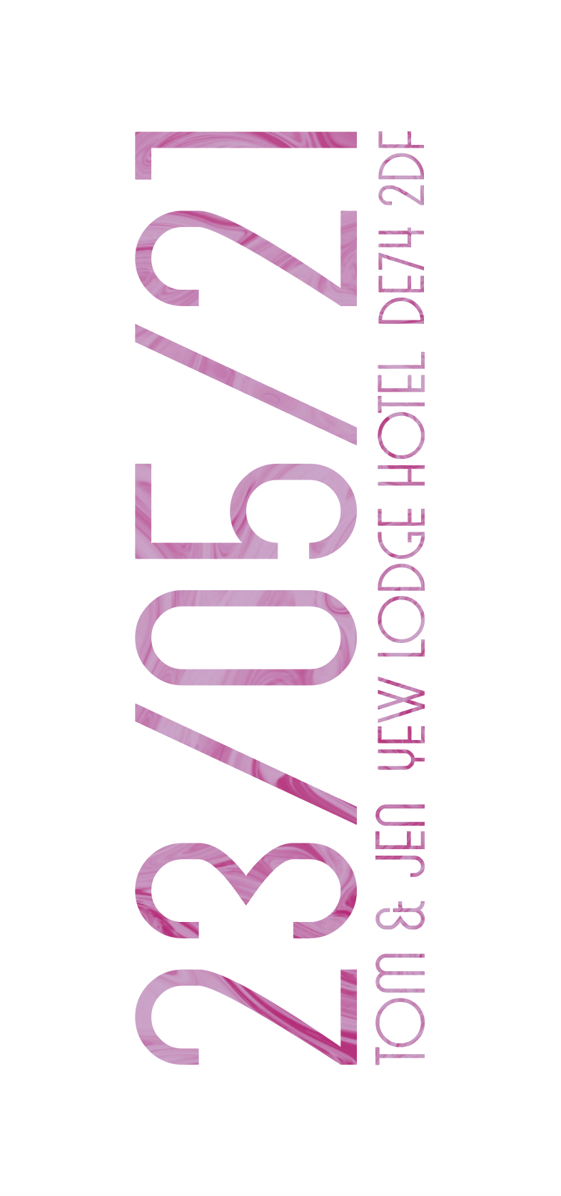 Marble Swirl Bookmark Save Our Date / Wedding Stationery / Wedding Invitation / Marble Wedding