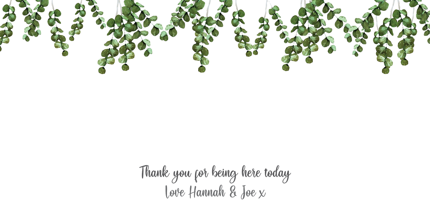 Eucalyptus Name Place Card