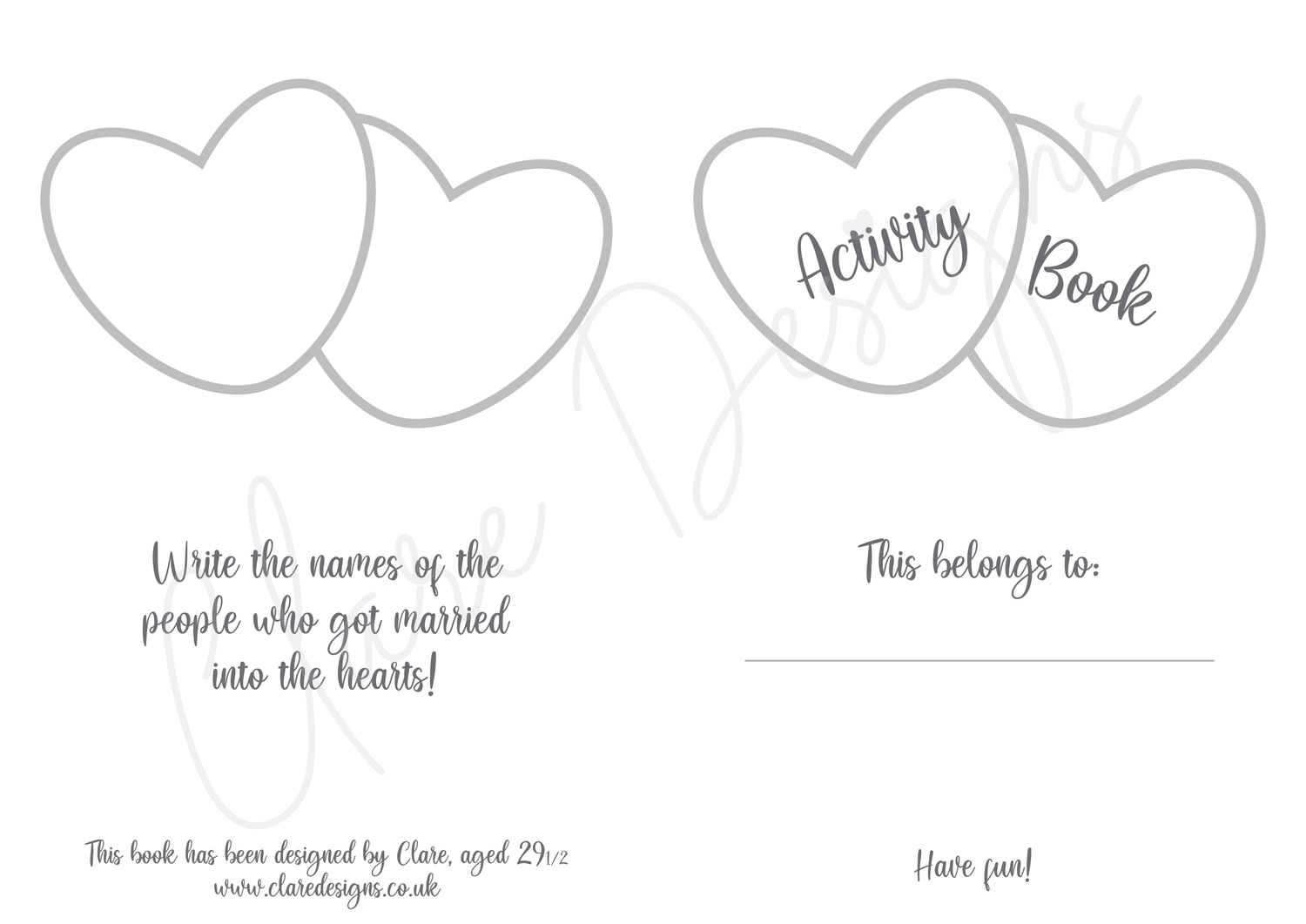 FREE Kids' Activity Booklet