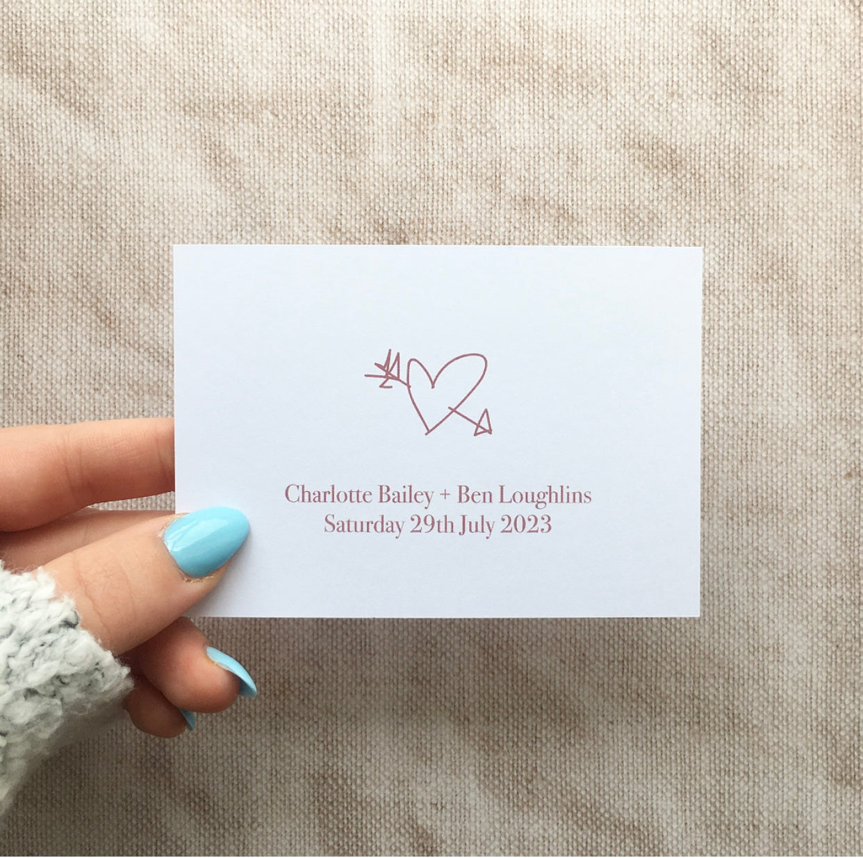 Simple Heart Save The Date