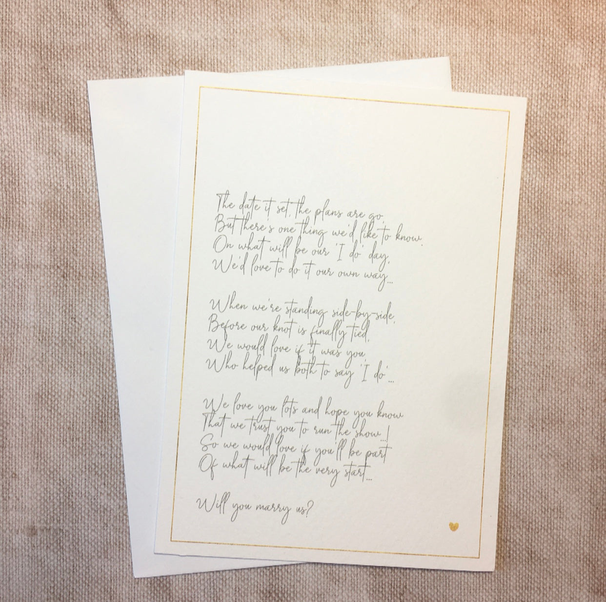 Will you marry us? - Download & Print
