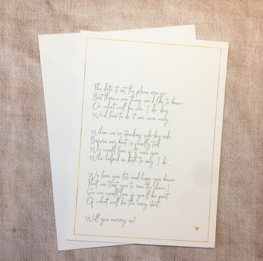 Will you marry us? - Download & Print