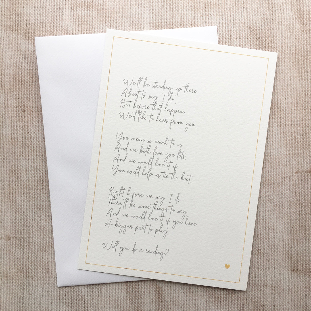 'Will you do a reading?' Seconds Poem Print