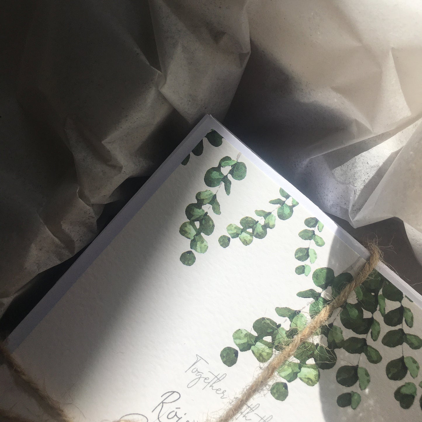 Eucalyptus Invitation