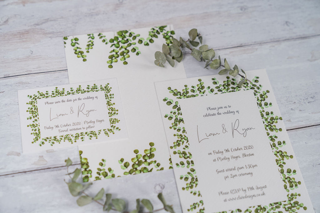 Eucalyptus Frame Invitation