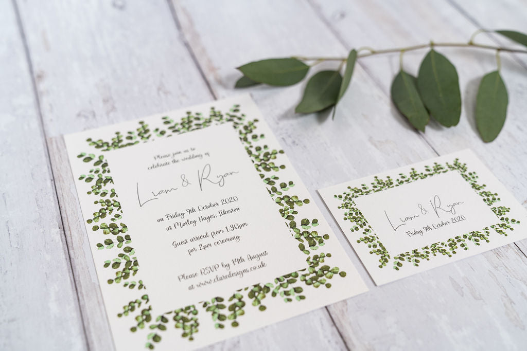 Eucalyptus Frame Invitation