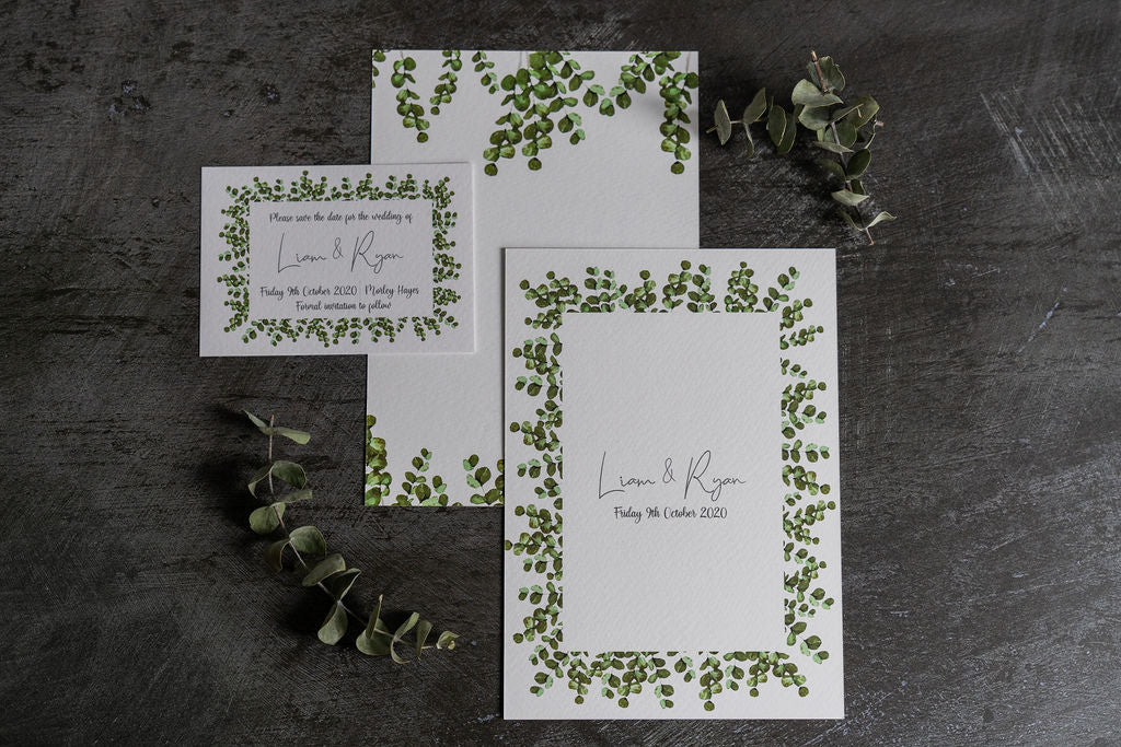 Eucalyptus Frame Invitation