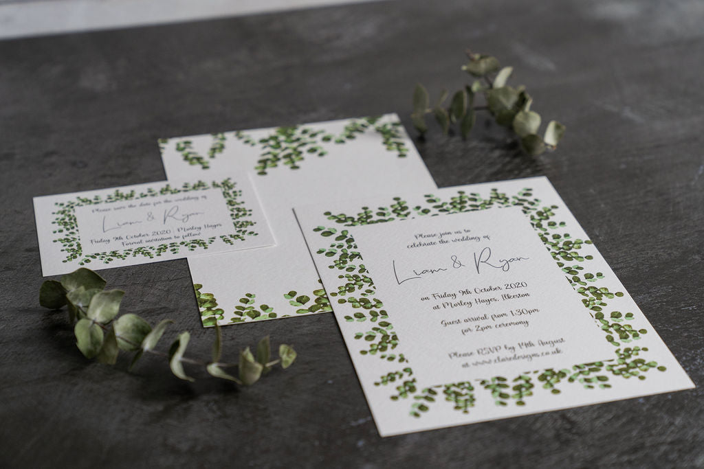 Eucalyptus Frame Invitation
