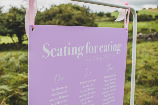 Lavender Seating Plan