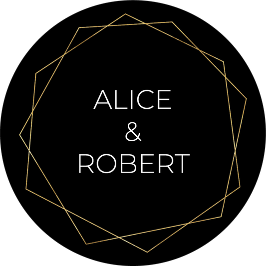 Geometric Thin Frame Sticker
