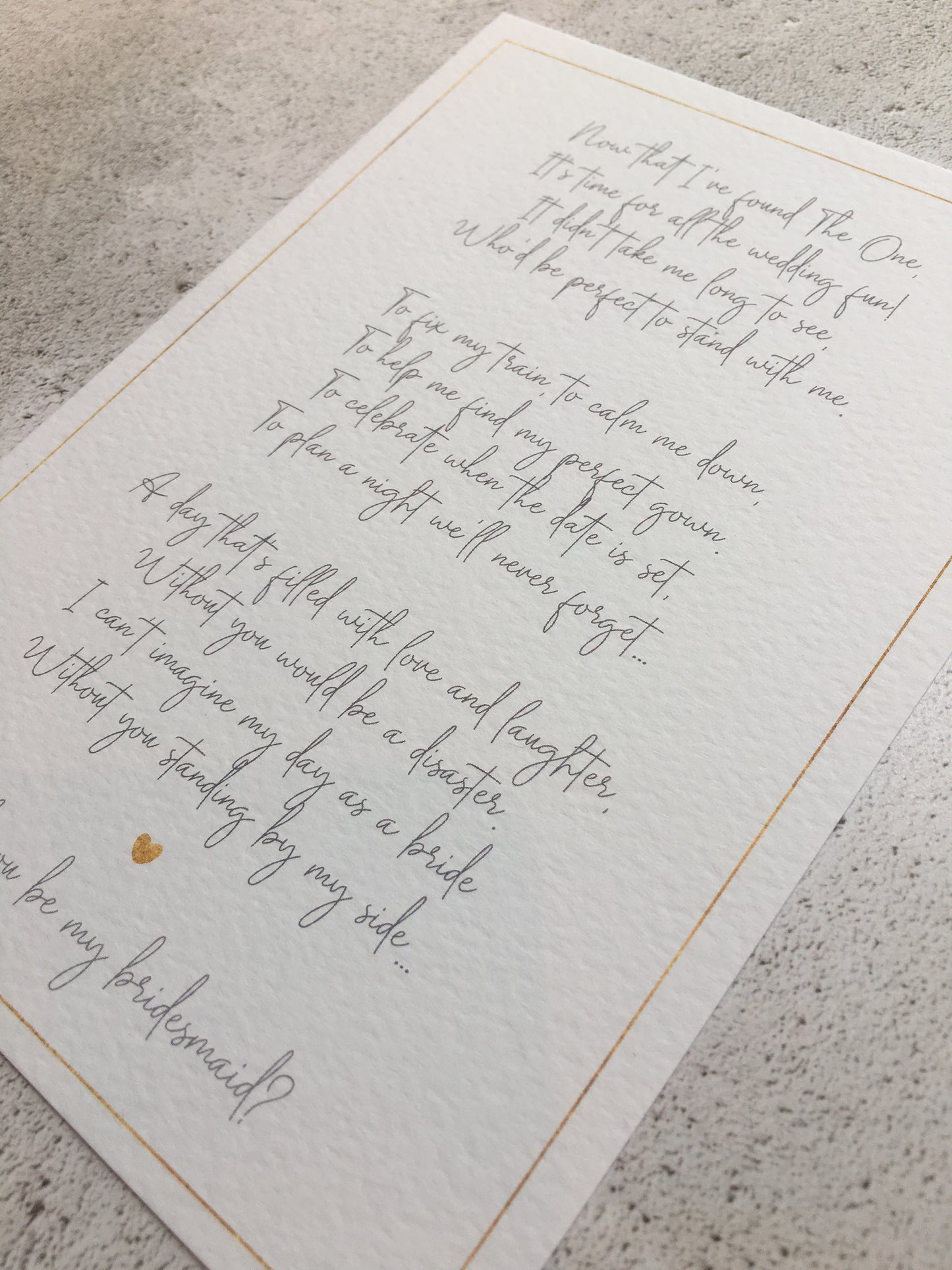 Will You Be My Bridesmaid? Poem Print / Bridesmaid Proposal / Bridesmaid Gifts / Bridesmaids Boxes / Wedding Gifts / Wedding Stationery