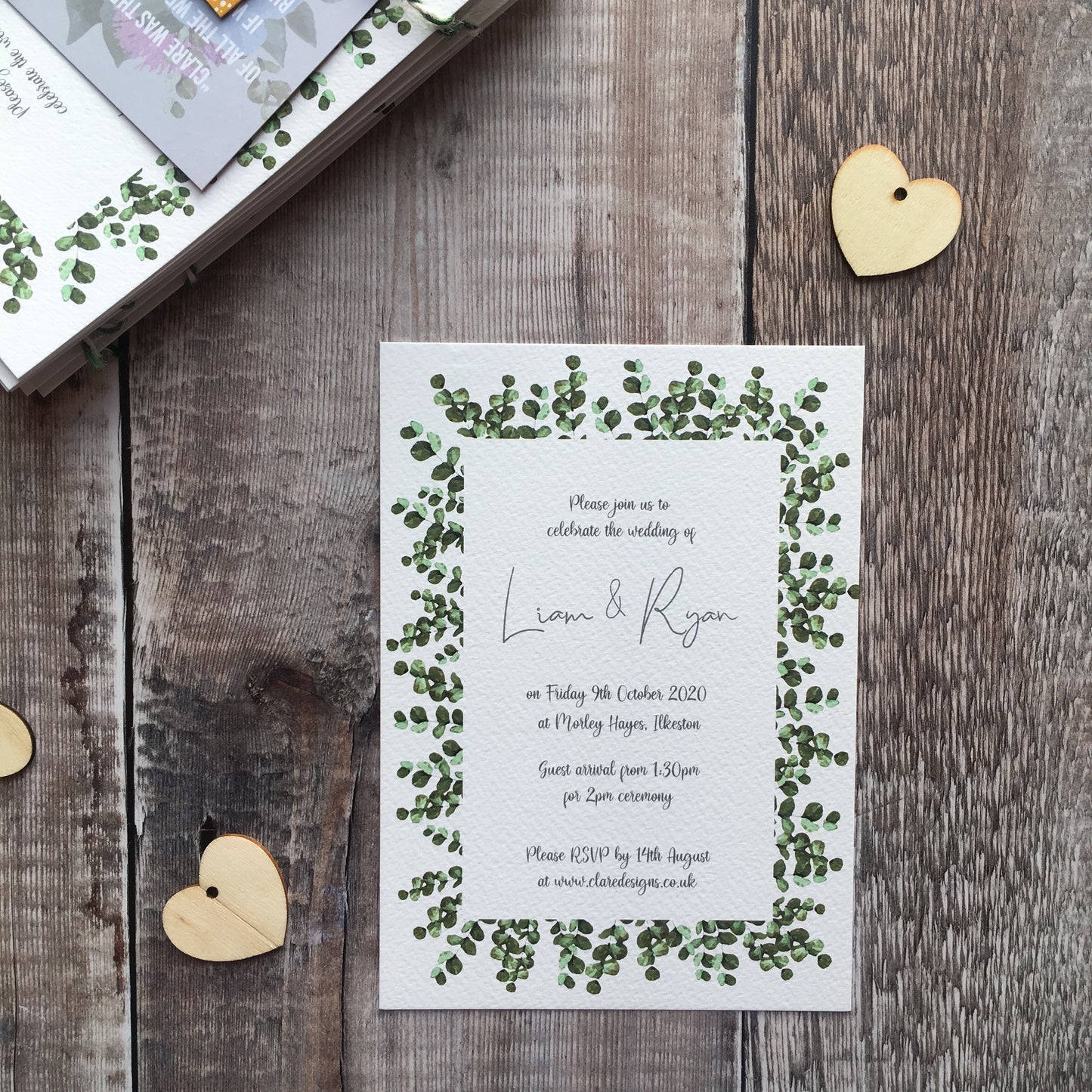 Eucalyptus Frame Invitation