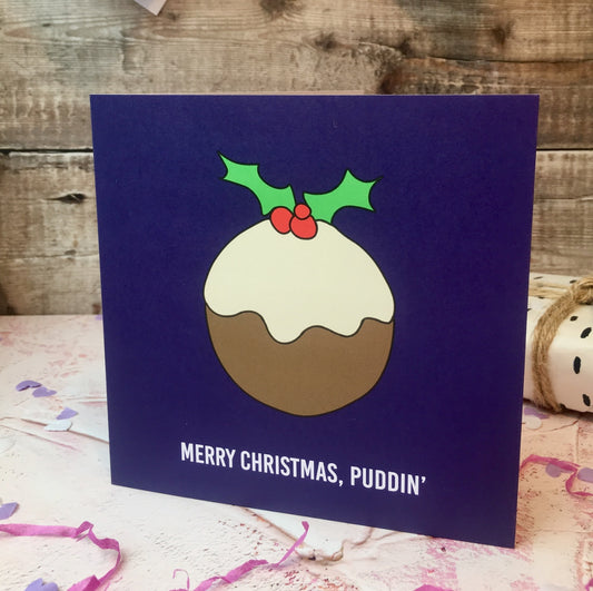 Merry Christmas, Puddin' Seconds Christmas Card