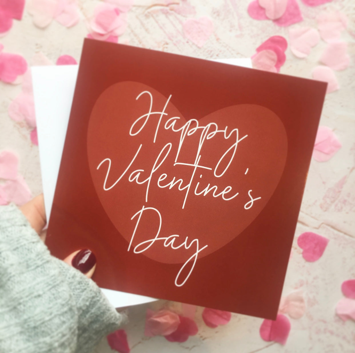 Happy Valentine's Day Heart Card for your Fiancé(e), Wife, Husband, Girlfriend, Boyfriend, Partner