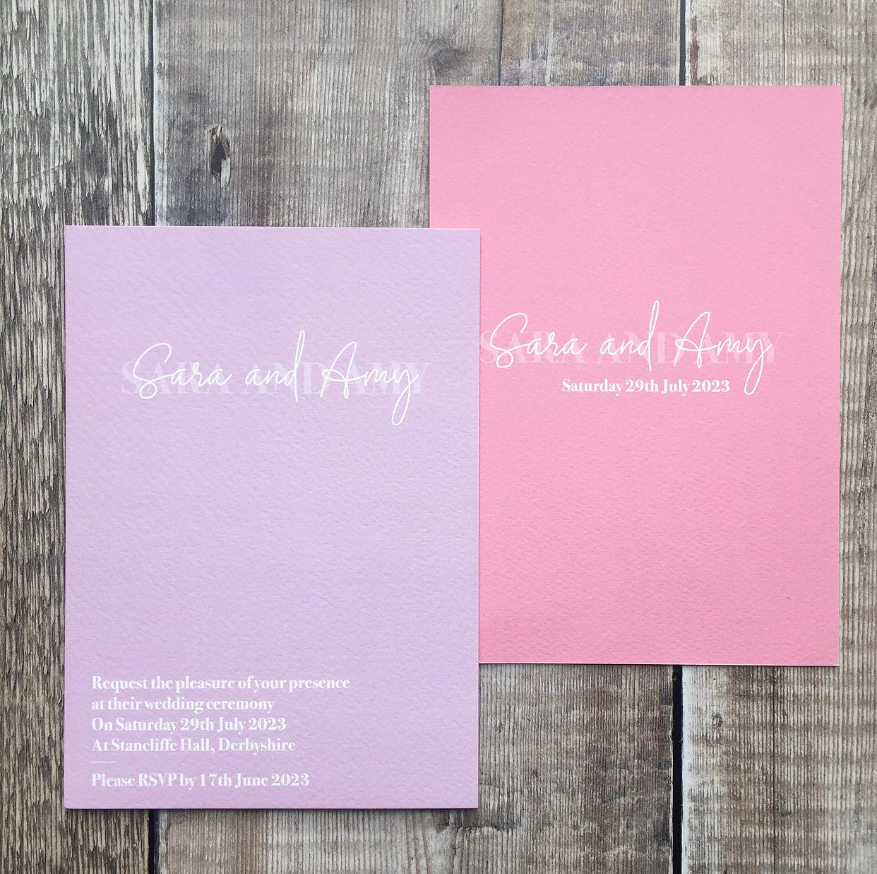 Lavender & Blush Invitation Bundle