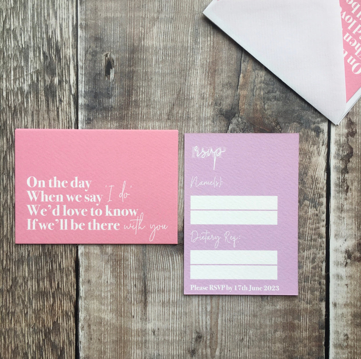 Lavender & Blush Invitation Bundle