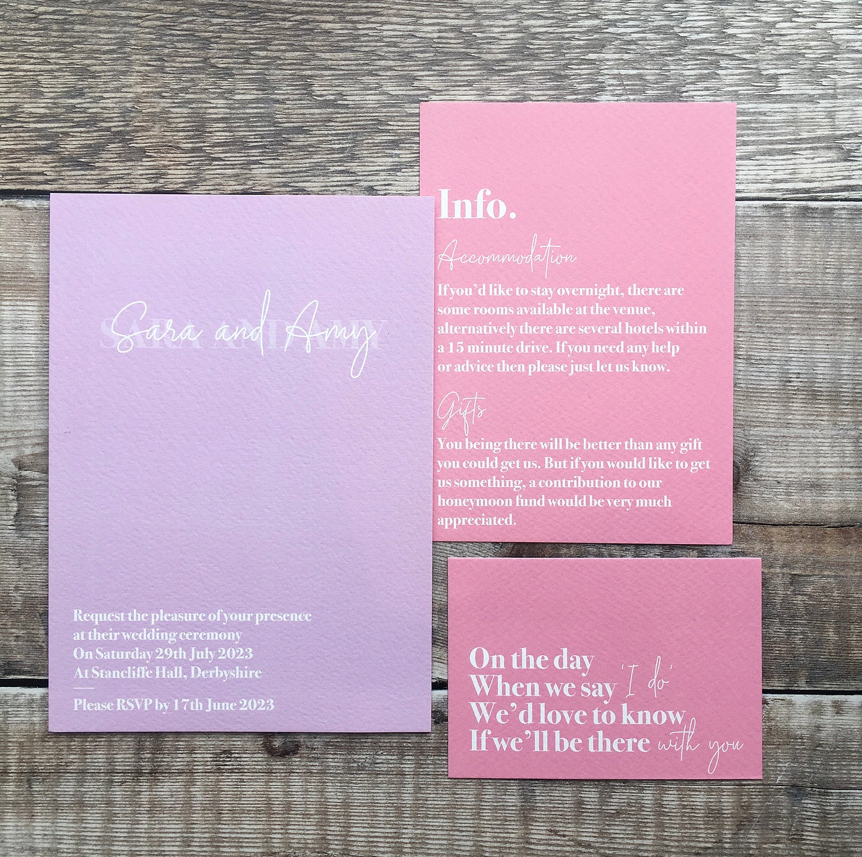 Lavender & Blush Invitation Bundle