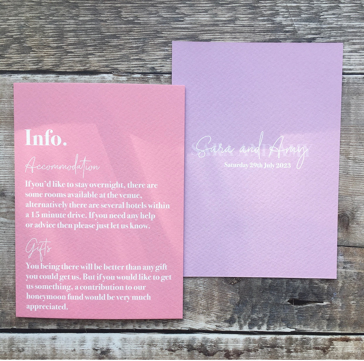 Lavender & Blush Invitation Bundle