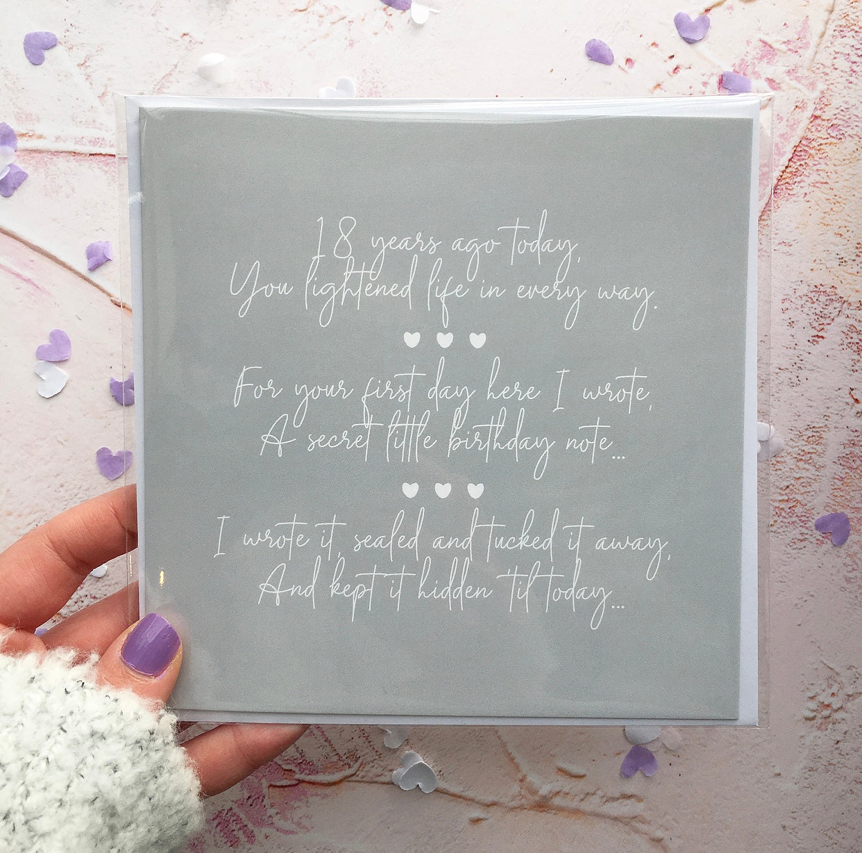 Newborn Baby 18th Birthday Card, Baby Shower Card