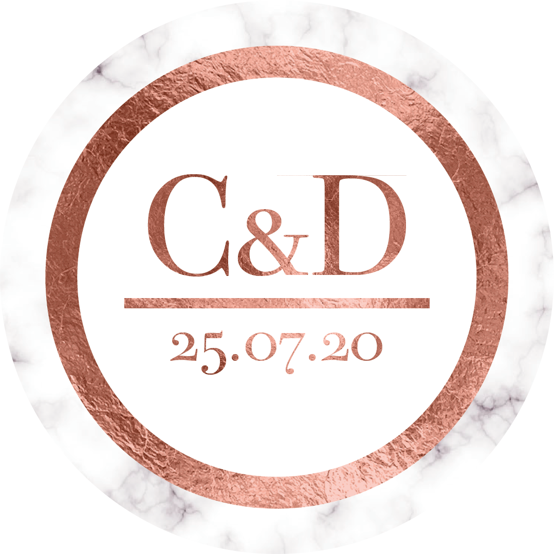 Rose Gold & Marble Sticker