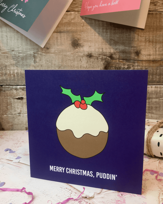 Merry Christmas, Puddin' Seconds Christmas Card